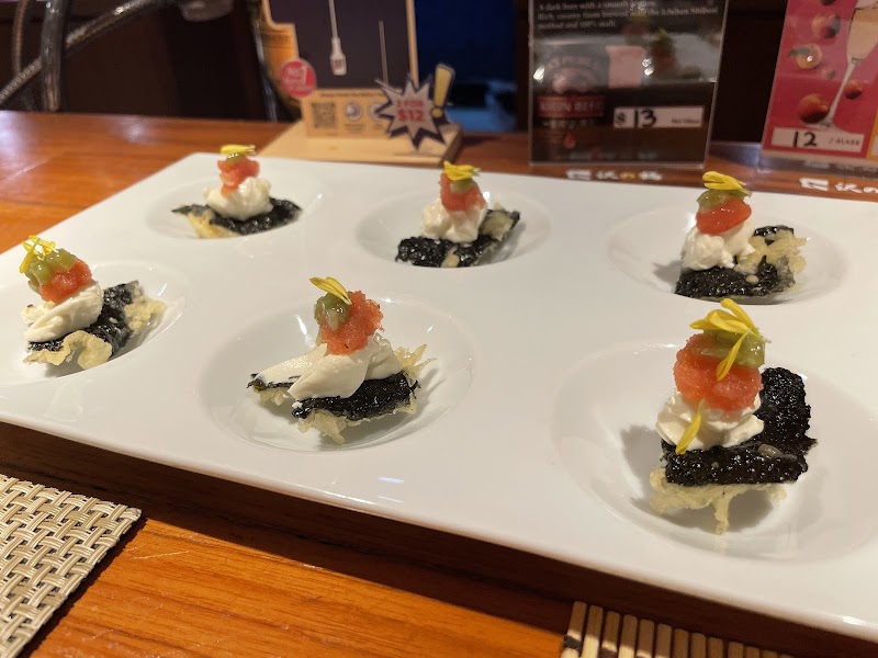 Gyu tataki carpaccio garlic ponzu