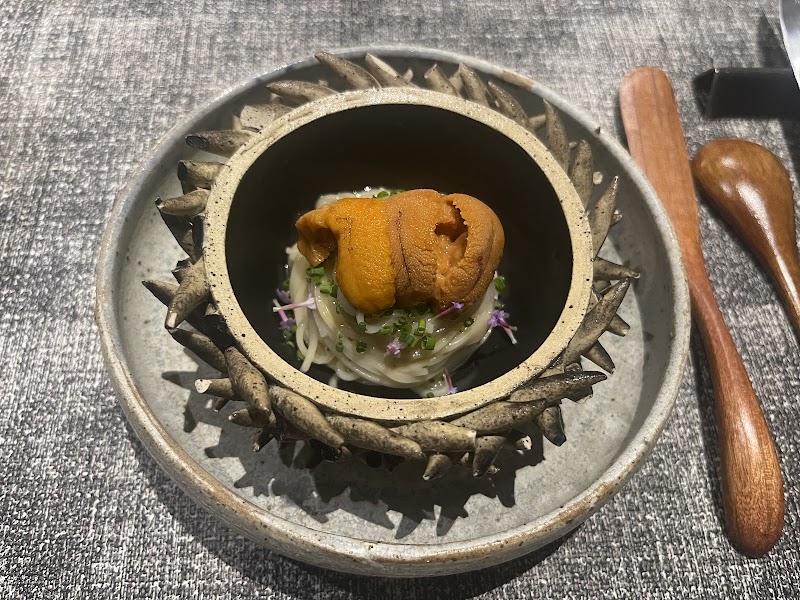 Seasonal sashimi course with Taiwanese seafood