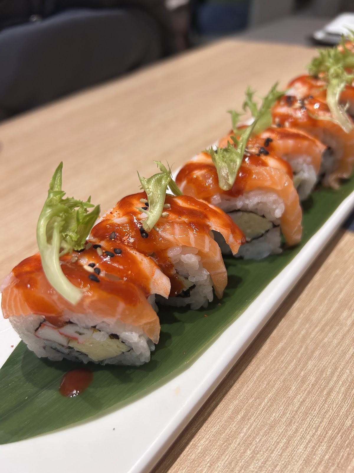 Handmade sushi at Itacho Novena Square