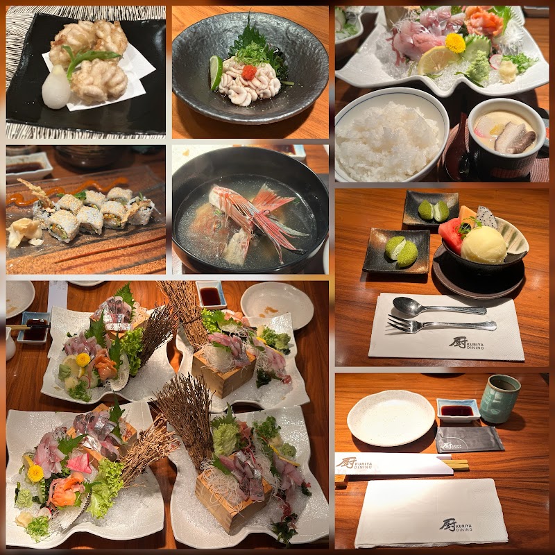 Kuriya Dining Great World City interior — omakase counter