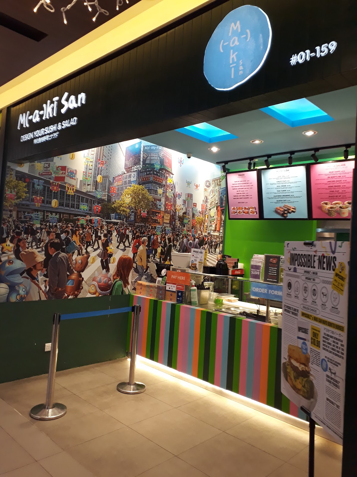 Maki-San DIY sushi roll colourful ingredients