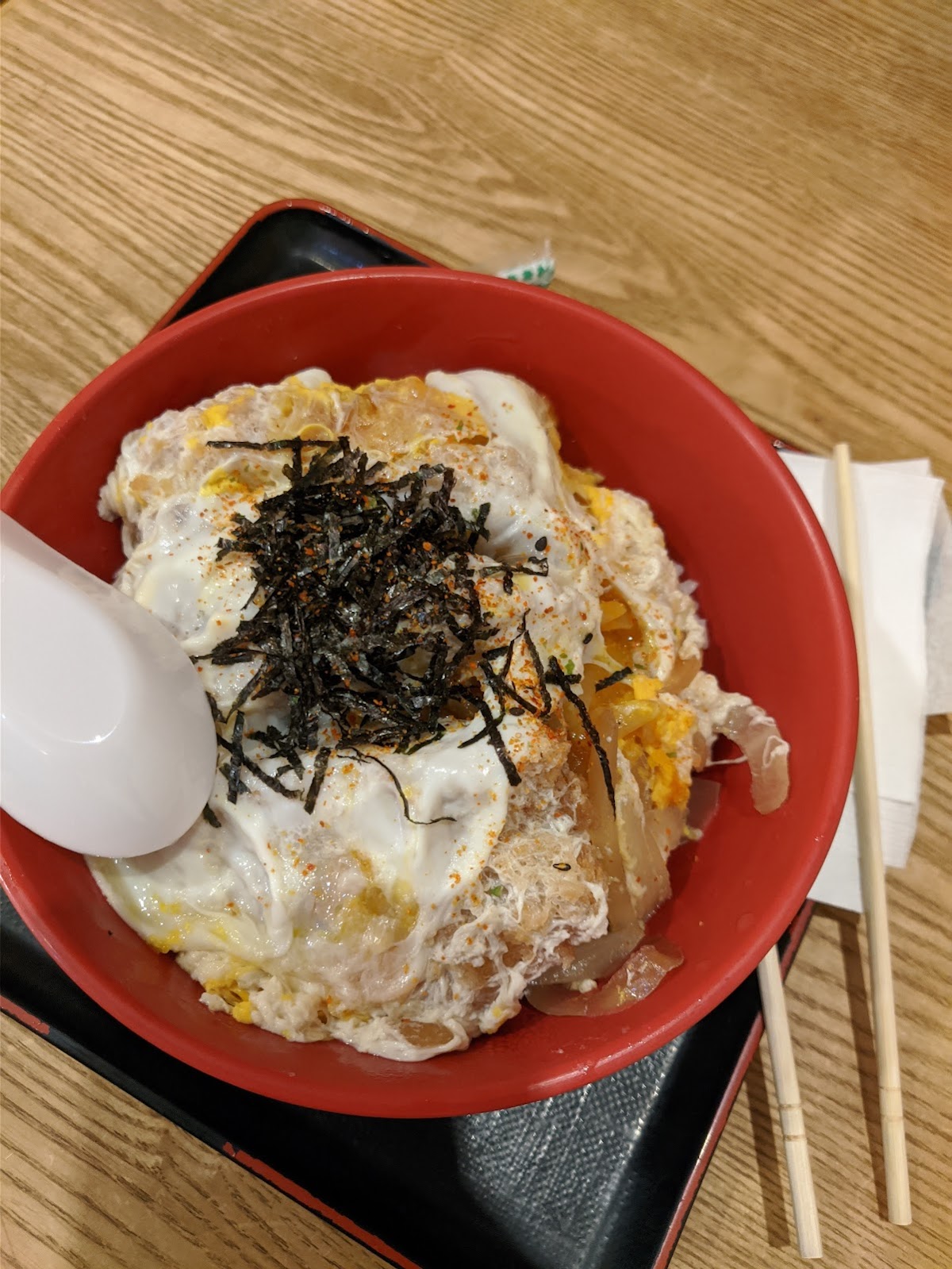 Men Don Tei Westgate counter and menu