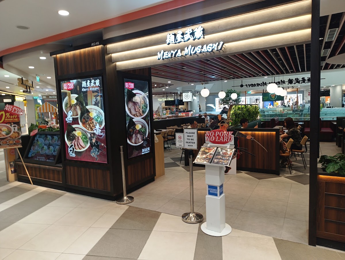 Menya Musashi ramen bowl at Tampines 1