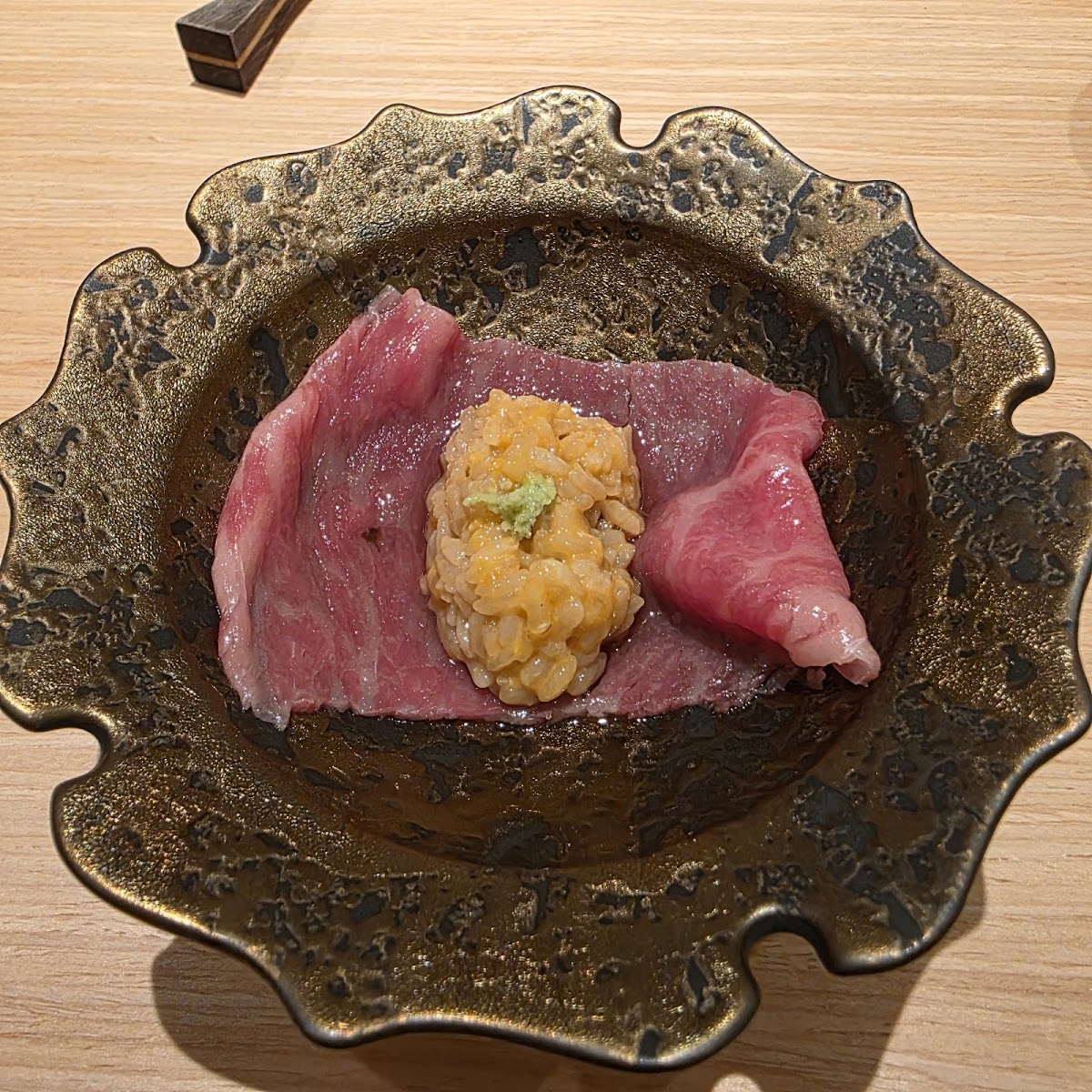 Miraku chef preparation