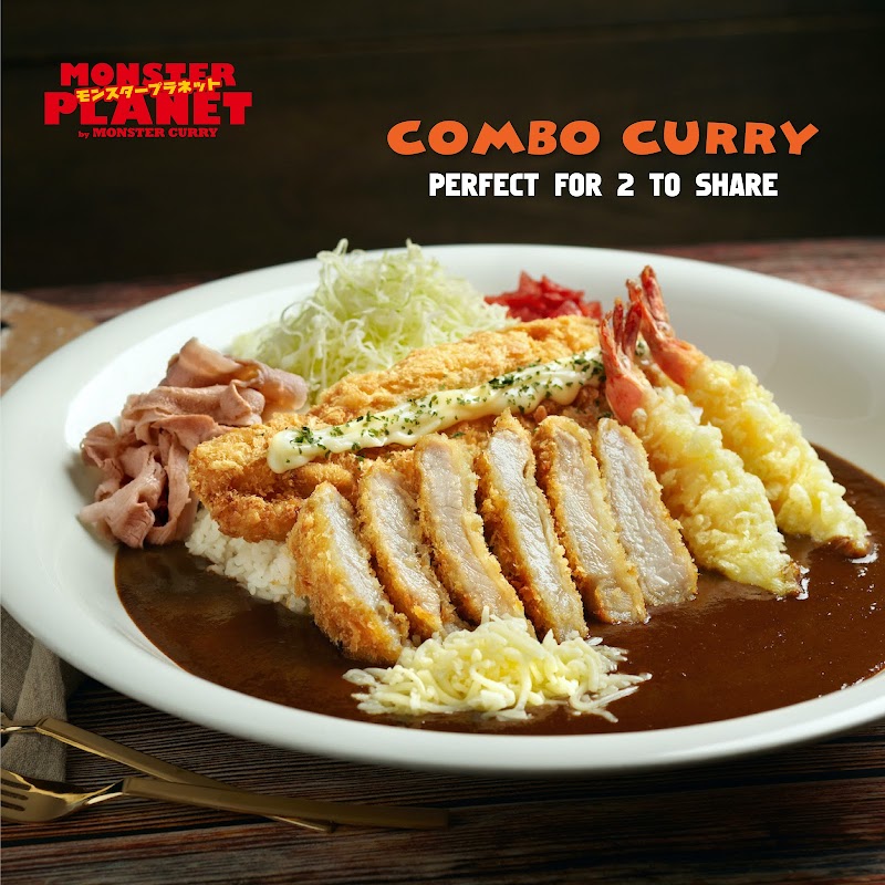 Monster Planet halal chicken katsu curry