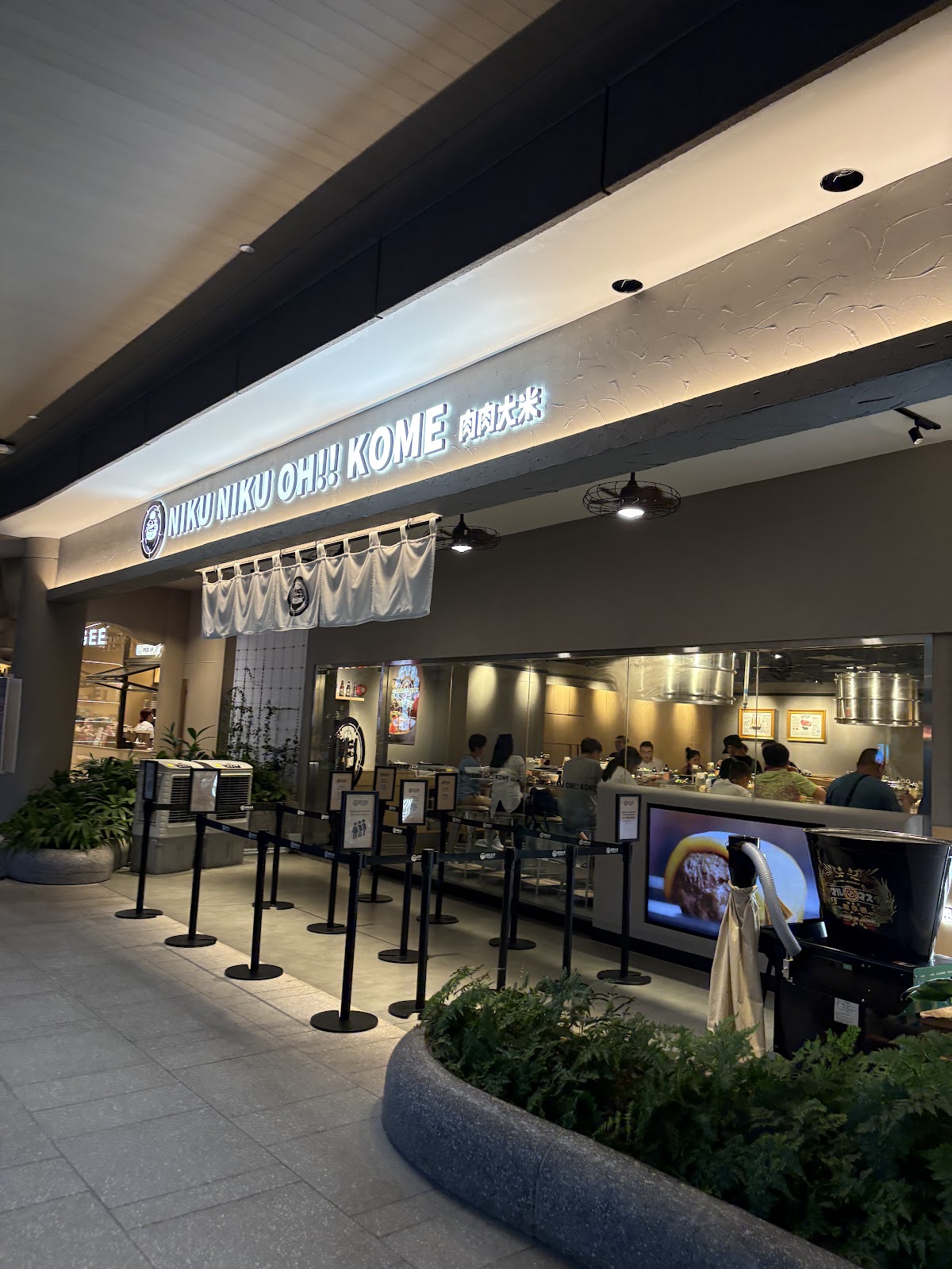 Niku Niku Oh Kome hamburg steak on teppan