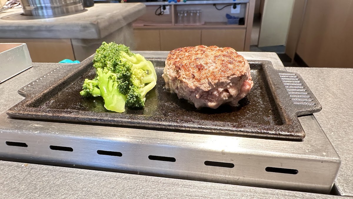 Niku Niku Oh Kome cheese hamburg set