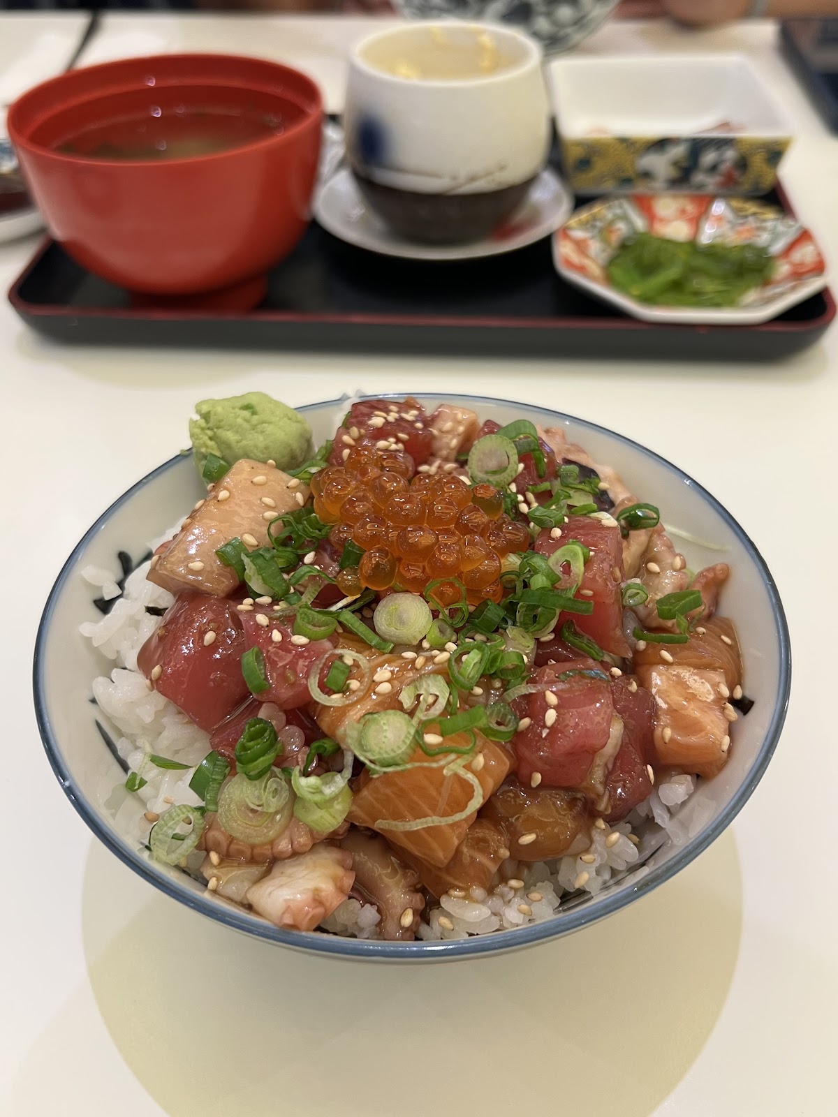 Spicy Lobster Triple Chirashi at Omoté Soho