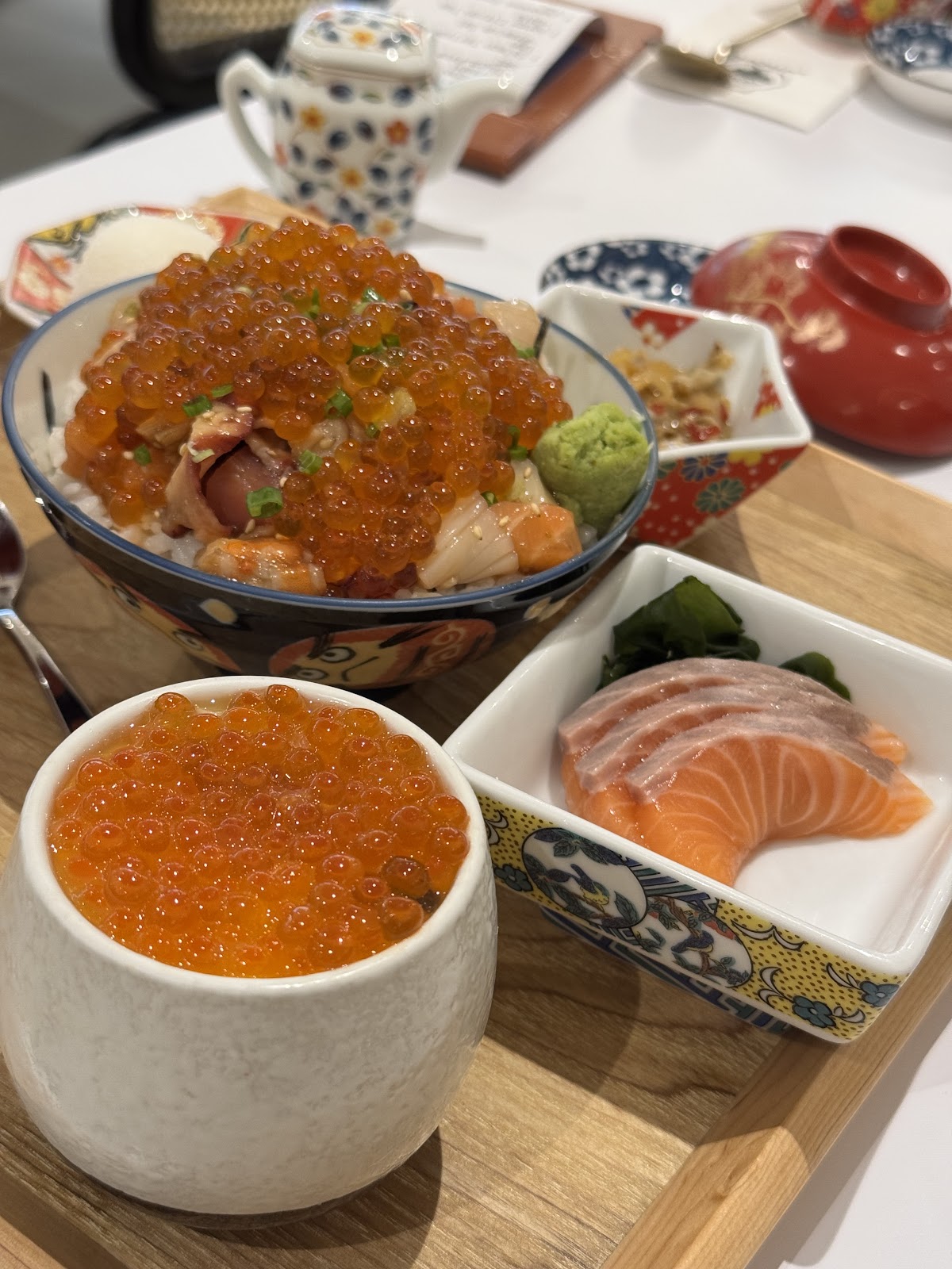 Sashimi platter at Omoté