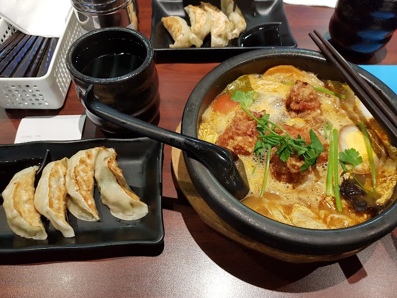 Handmade Yaki Gyoza — golden crispy one side, juicy inside at Osaka Ohsho