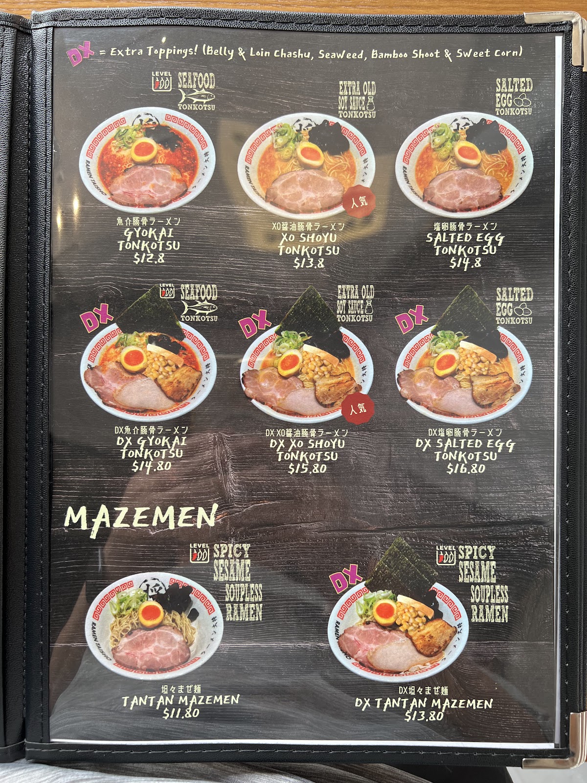 Ramen Taisho at 802 Tampines Ave 4 Woodlands