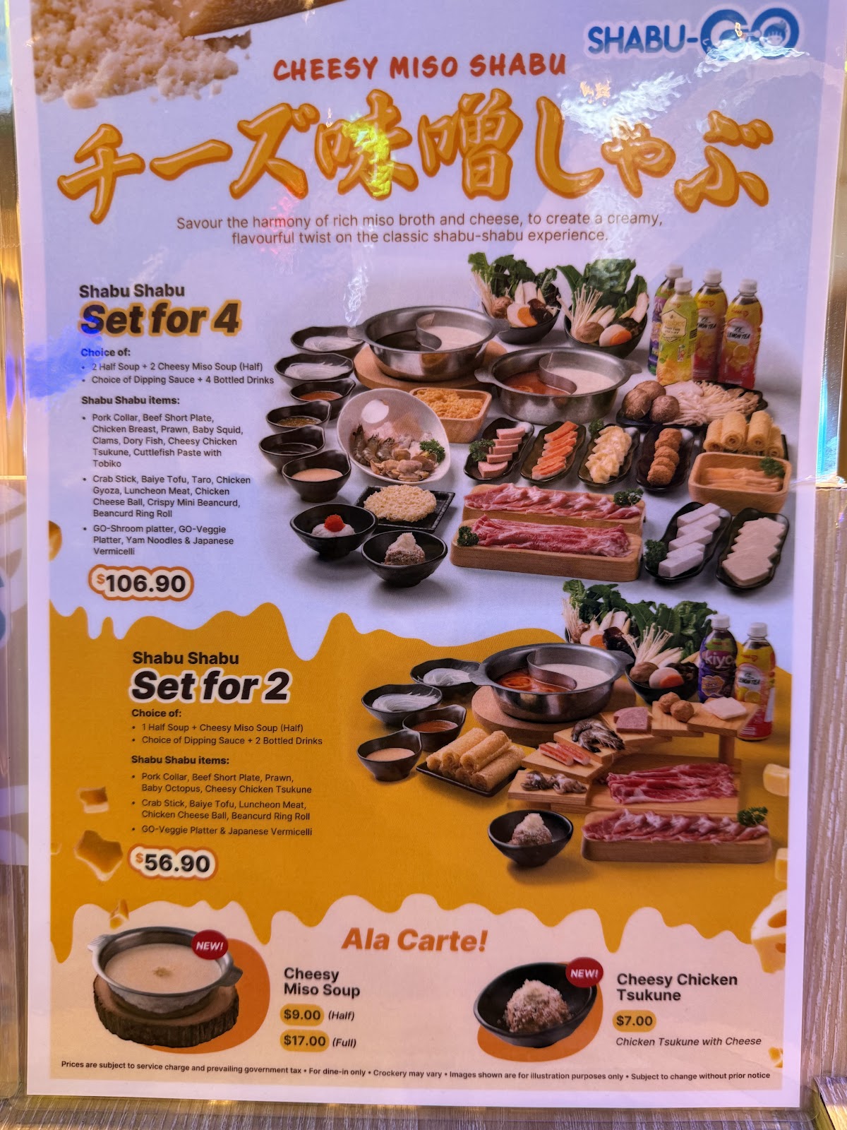 Shabu-GO soup bases selection