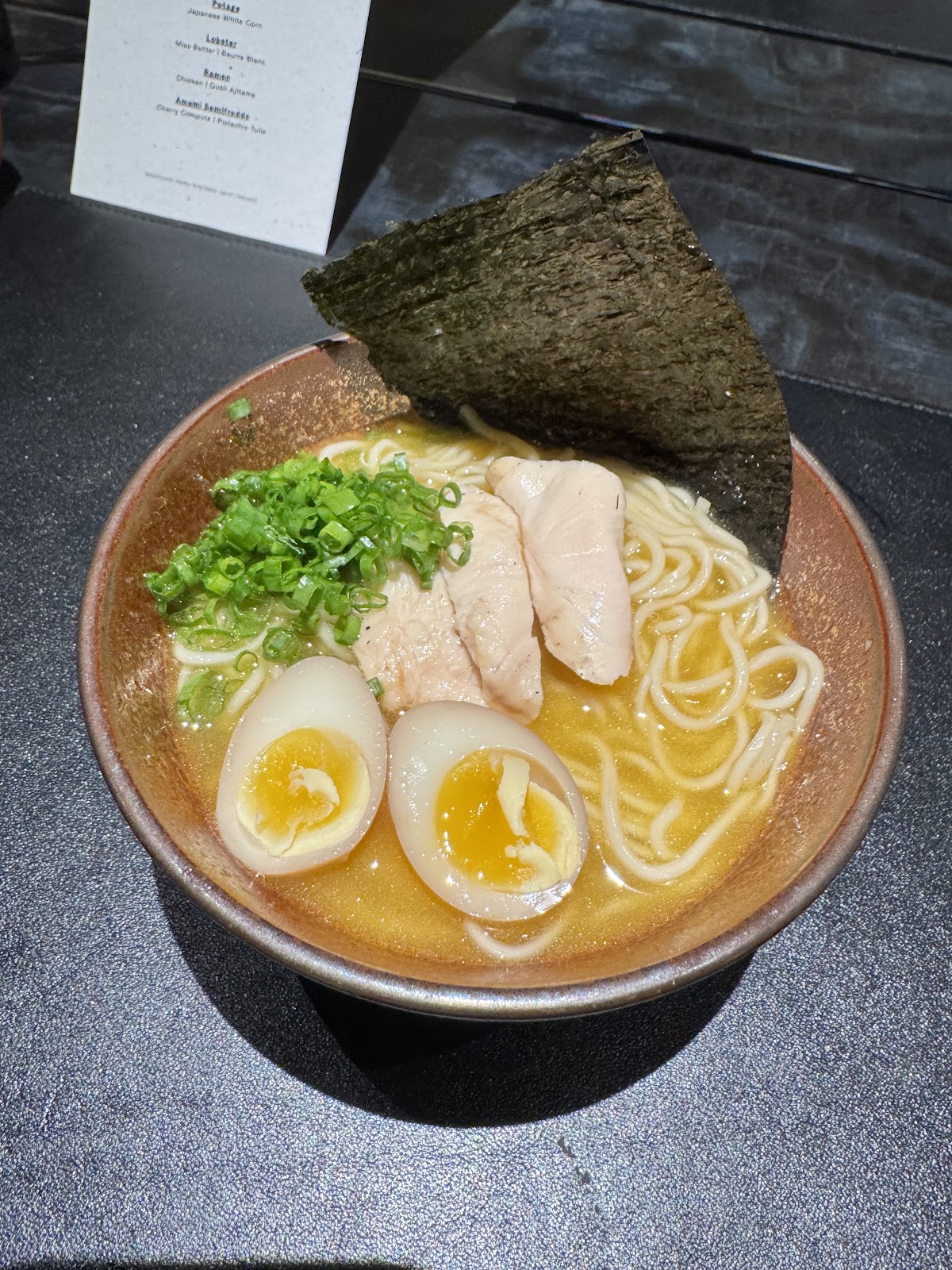 Shin Terroir menu highlight