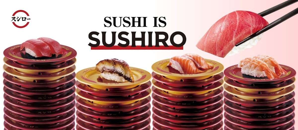 Sushiro salmon sushi platter