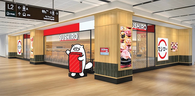 Sushiro conveyor belt sushi close-up