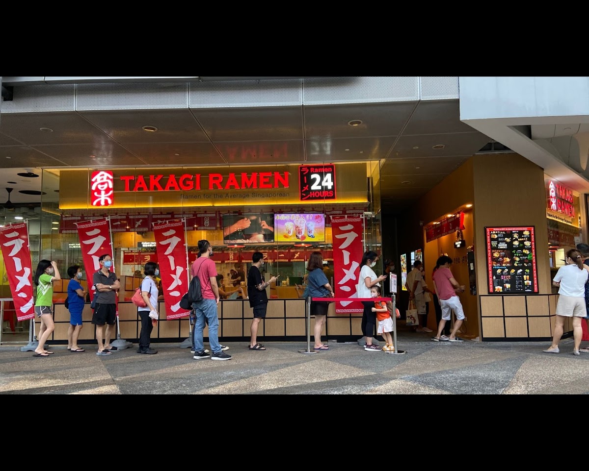 Takagi Ramen at Eastpoint Mall Woodlands