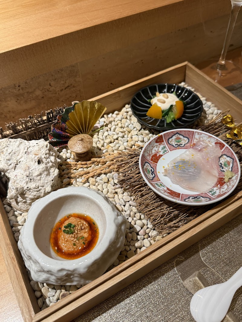 Nigiri sushi selection at Takahashi — premium tuna trio