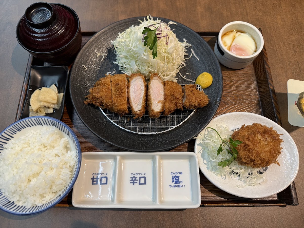 Ma Maison free-flow tonjiru soup and cabbage